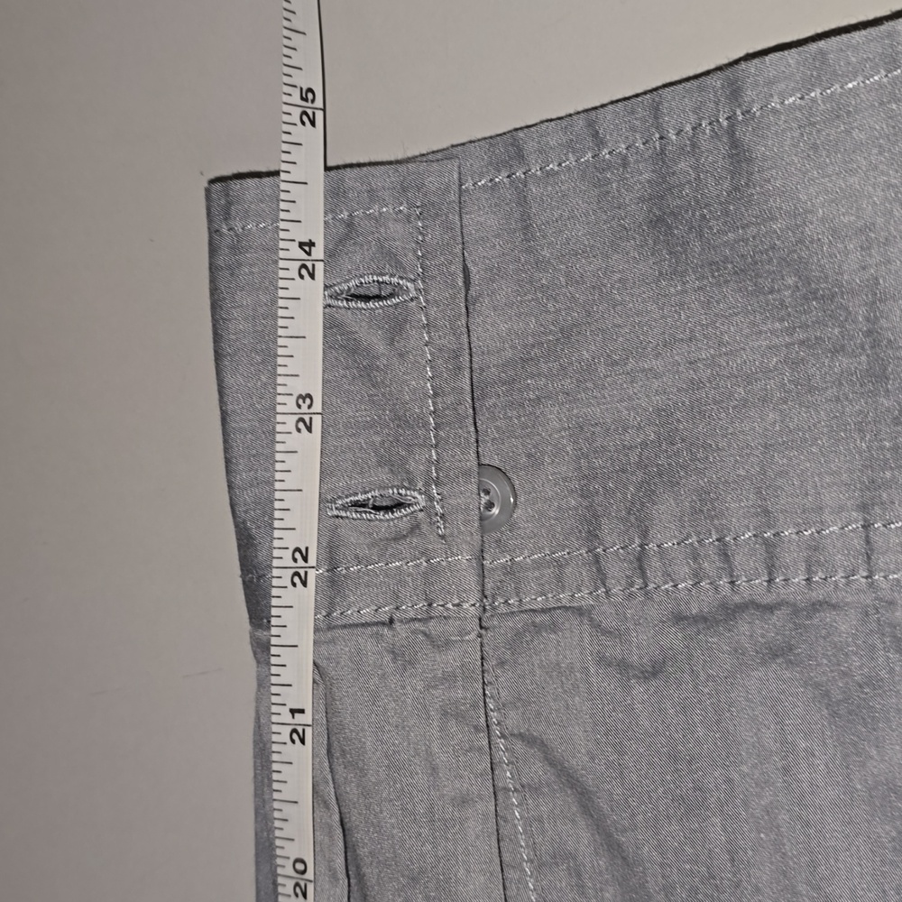 Fashion Bug Button-down Gray Shirt, 3X - Picture 9 of 10